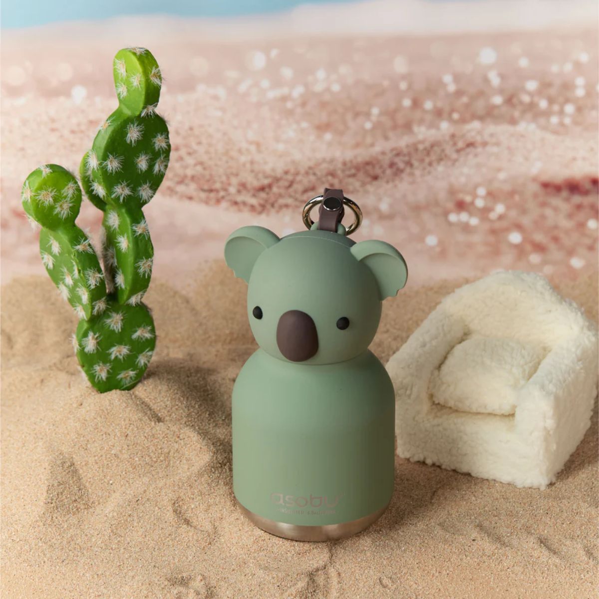 ASOBU Mini Bestie Bottle 6.7 oz - Koala - Compact and Travel Friendly Design